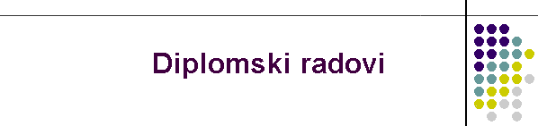 Diplomski radovi